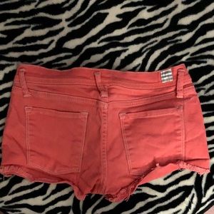 💋Roxy denim tangerine short shorts